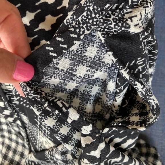 Attitudes by Renee Women's Petite Dress PM Midi Black Button Down NWT - Picture 6 of 12